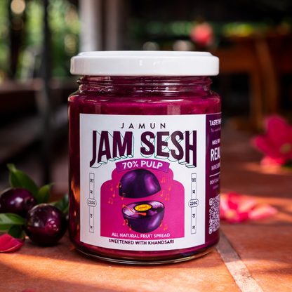 Beku Jamun Jam | 220 grams | 100% Natural | Sweetened with Khandsari