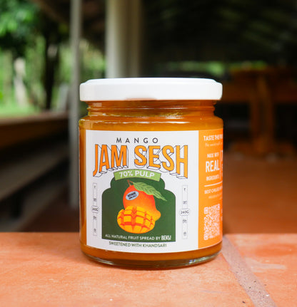 Beku Mango Spread – Made with Ratnagiri Alphonso Mangoes| 220 grams | 100% Natural & Vegan