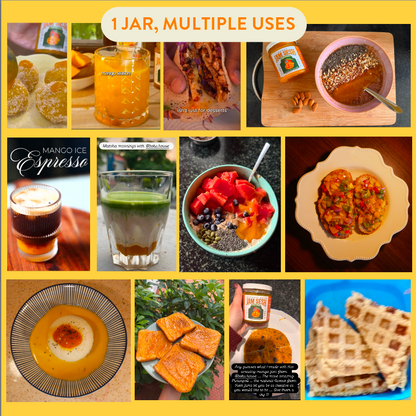 Beku Mango Spread – Made with Ratnagiri Alphonso Mangoes| 220 grams | 100% Natural & Vegan