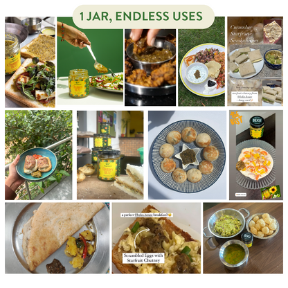 Starfruit Chutney – Chutney Buzz | 200 grams | 100% Natural & Vegan |Tangy & Spicy | No Refined Sugar | No Artificial Colours & Preservatives