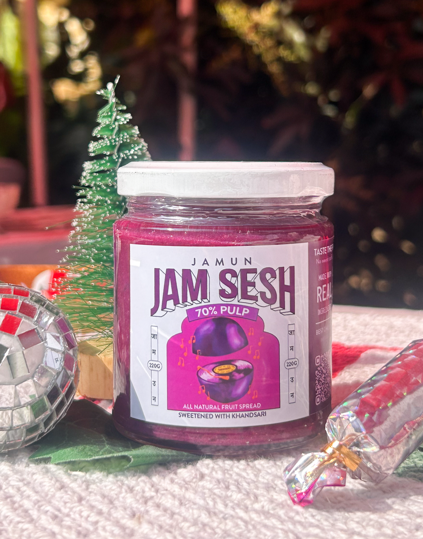 Beku Jamun Jam | 220 grams | 100% Natural | Sweetened with Khandsari